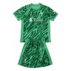 Officiële Voetbalshirt + Korte Broek Doelman Liverpool 2024-25 Groene - Kids